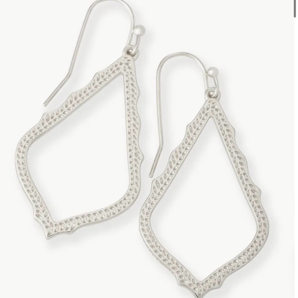 Kendra Scott Sophia Silver Drop Earrings